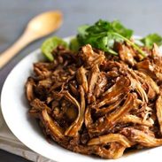 Honey Glazed Crockpot Chicken Adobo - simple pantry ingredients, hardly any hands-on time, 200 calories. | https://light-body.today