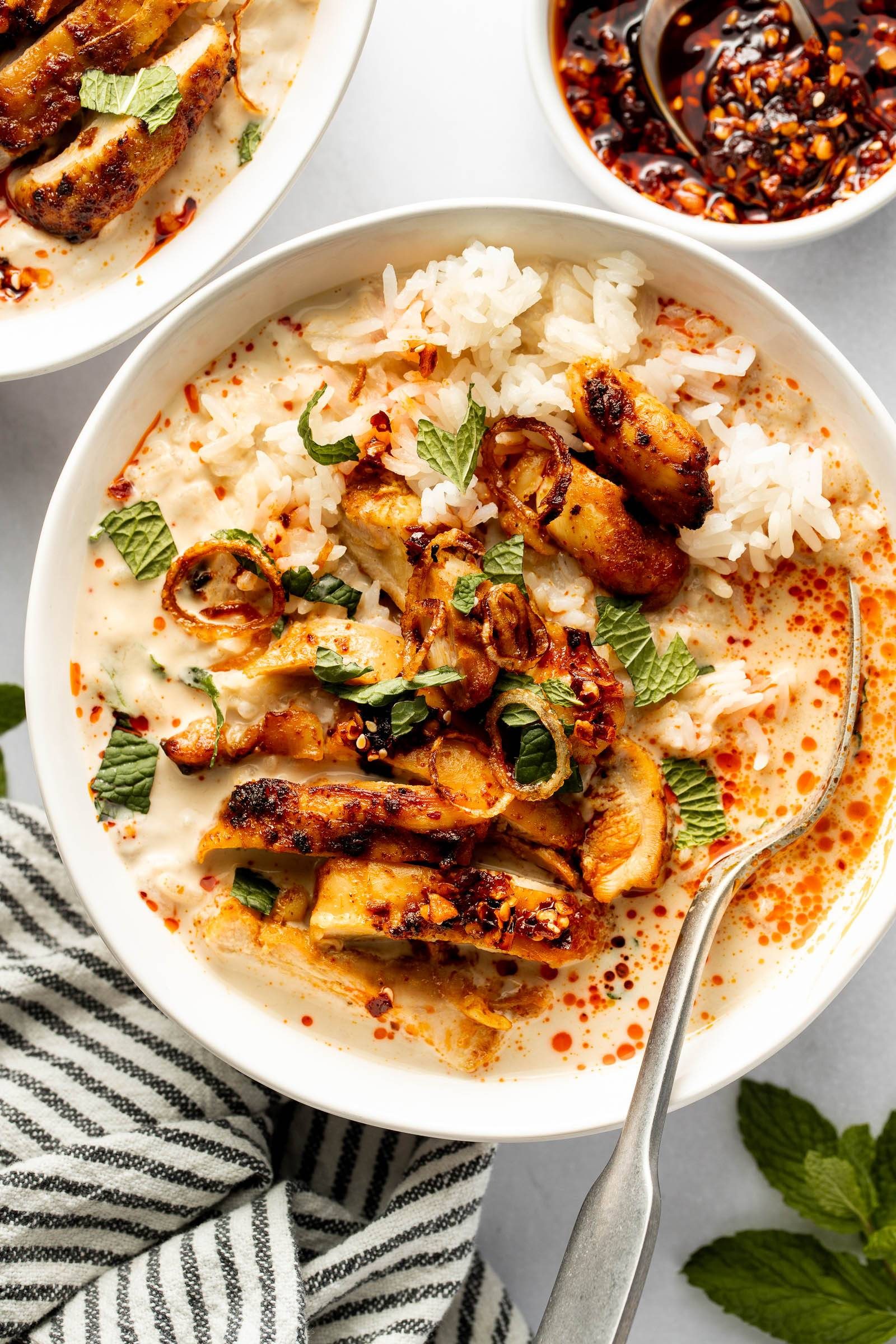 Lemongrass broth bowl.