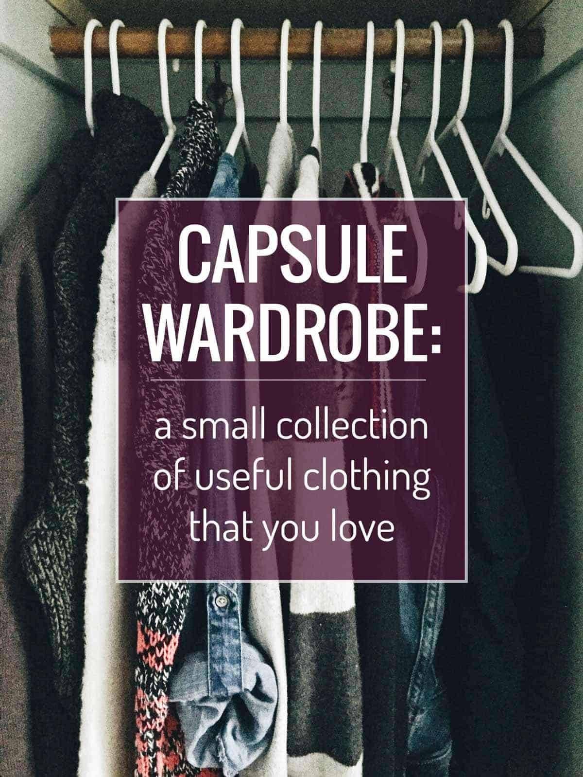How to start a capsule wardrobe.