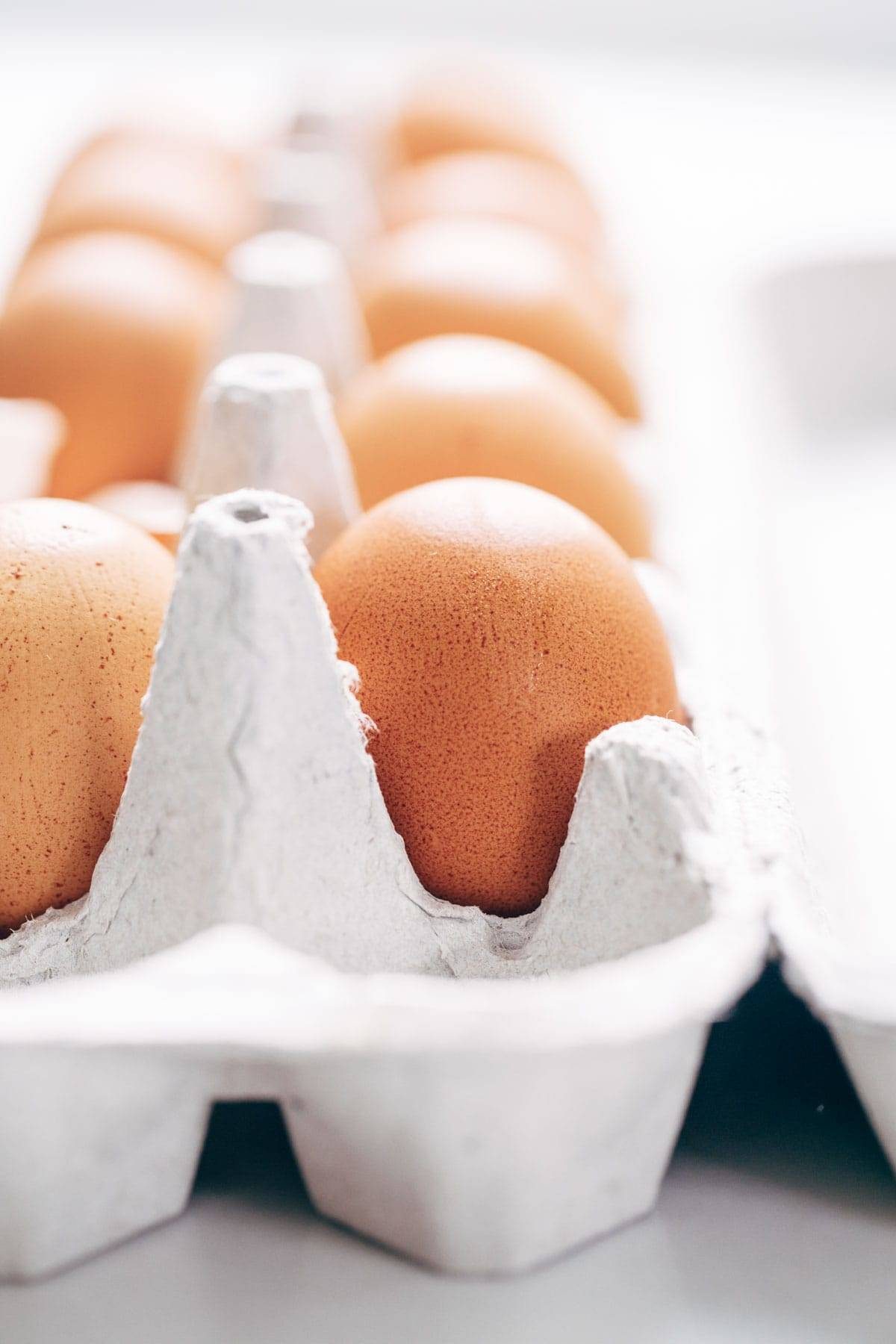eggs in a carton